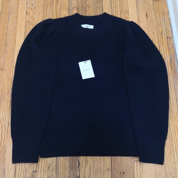 ISABEL MARANT ÉTOILE Mavis Sweater In Midnight Blue - Picture 4 of 6